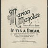 If 'tis a dream.
