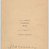 Henry L. Boltwood : New Orleans. Amherst, Mass. : J.L. Lovell