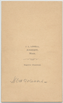 Henry L. Boltwood : New Orleans. Amherst, Mass. : J.L. Lovell