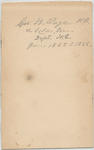 Geo. B. Page R.A. [Relief Agent] : U.S. San. Com. : Dept. N.C. [Department of North Carolina] : Jan. 1863 to 1866