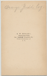 Orange Judd, Esq. [three-quarter length, seated]. New York : K.W. Beniczky, photographer