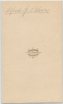 Alfred J. Bloor. Washington, D.C. : Gardner