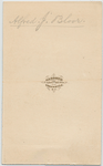 Alfred J. Bloor. Washington, D.C. : Gardner