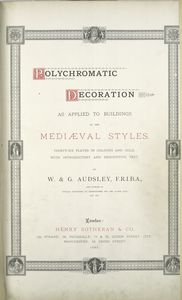 Polychromatic decoration as applied to buildings in the mediaeval styles
