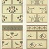 Elaborate patterns for the lower portions of walls....