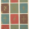 Symbolic, heraldic, and ornamental powderings for wall....