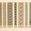 Decorations for the timbers of roofs and ceilings.