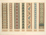 Decorations for the timbers of roofs and ceilings.