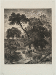[Le soir, d'après Th. Rousseau.]