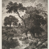 [Le soir, d'après Th. Rousseau.]