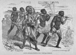 Autre caravane d' esclaves dans l'Afrique oèientale.