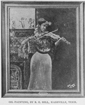 Oil painting, by R. E. Bell, Nashville, Tenn.