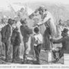 Convention of freedmen discussing their political rights