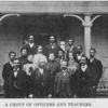 A group of officers and teachers.