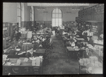 Central Building, Room 100, Miss Ives at her desk