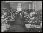 Central Building, Room 100, Miss Ives at her desk
