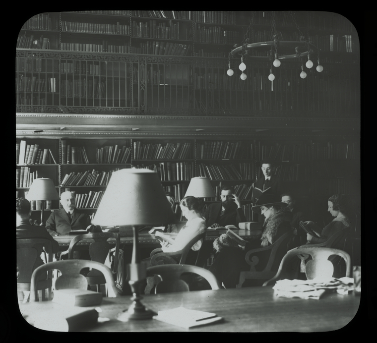 Slavonic Division reading room circa 1920