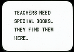 Teachers Need Special Books.  They Find Them Here