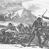 Men with bow and arrows.