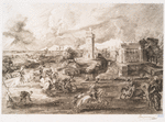 Un tournoi, d'après Rubens.