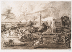 [Un tournoi, d'après Rubens.]