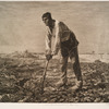 Labor (ou Le paysan à la houe), d'après Millet.