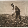 Labor (ou Le paysan à la houe), d'après Millet.