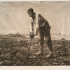 Labor (ou Le paysan à la houe), d'après Millet.