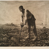 Labor (ou Le paysan à la houe), d'après Millet.