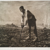 Labor (ou Le paysan à la houe), d'après Millet.