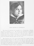 Miss Jennie E. Lawrence.