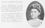 Fannie Barrier Williams.