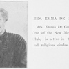 Mrs. Emma De Courlander.