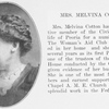 Mrs. Melvina Cotton.