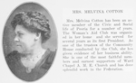 Mrs. Melvina Cotton.