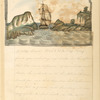 Passing Great Guana cut [Ship sails through narrow passage.]