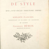 Intérieurs de style...