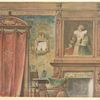 Chambre a coucher Louis XIII . Vue géométrale.