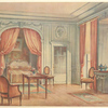 Chambre a coucher, inspirée d'une gravure de Gravelot....
