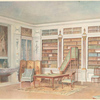Bibliothéque Louis XVI ( d'aprés un château des environs d'Alençon)....