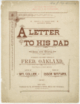 A letter to his dad