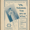 Oh, Solomon, you are so wise