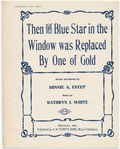 Then the blue star in the window was replaced by one of gold