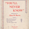 You'll never know