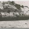 Smokestack of the Rebel Ram, showing effect of shot, James River, April 1865