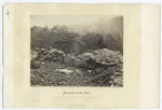 Incidents of the war : interior of breastworks on Round Top, Gettysburg