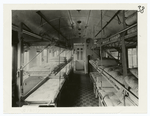 Glennan? bunks in position to carry max. load in ward car of Army Med. Dept. Hospital Train. 6-13-1918
