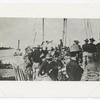 Battalion of the 9th U.S. Infantry coming ashore at Tientsin, China, 7-11-1900.