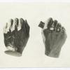 Cast of Abraham Lincoln's hands (reduced in size).