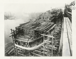 View of ship under construction (no caption)